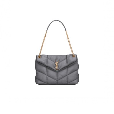 YSL PUFFER MEDIUM IN NAPPA LEATHER 5774751EL071112 (35*23*13.5cm)